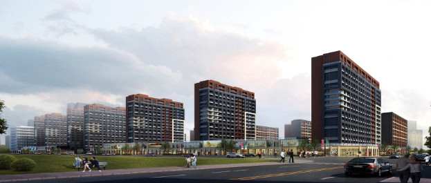 Ok138大阳城集团娱乐平台公司：蓝山水岸项目13#住宅楼主体顺利封顶